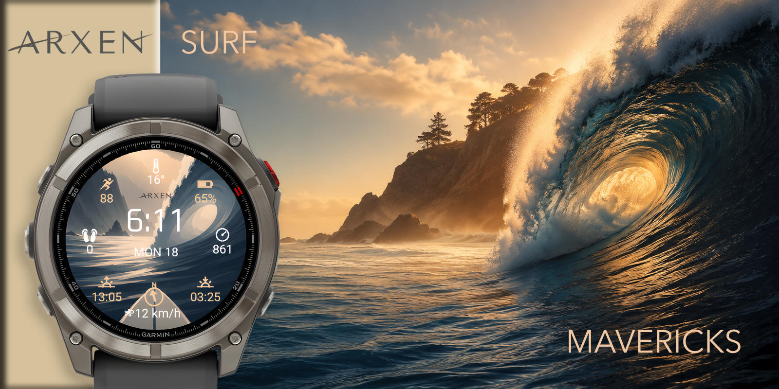 MAVERICKS · ARXEN SURF